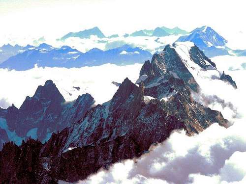 Grandes Jorasses from the...