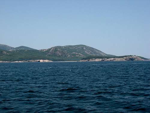 Champlain Mountain From The Sea