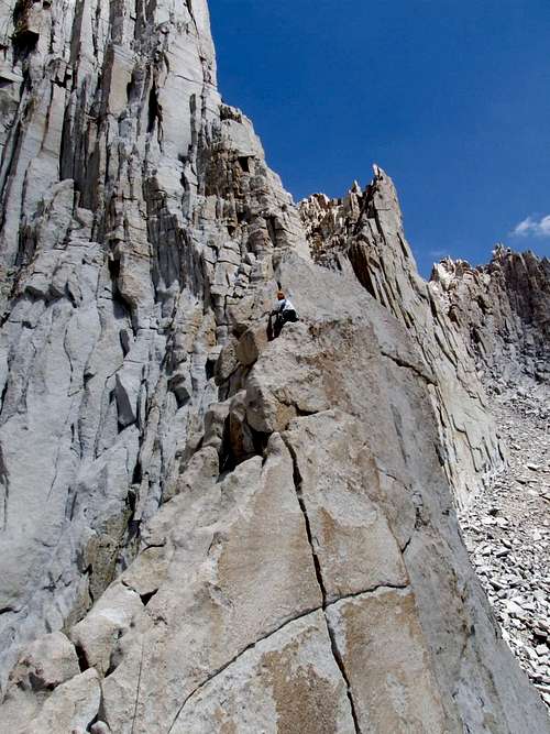 Pitch 4 of Fishhook Arete