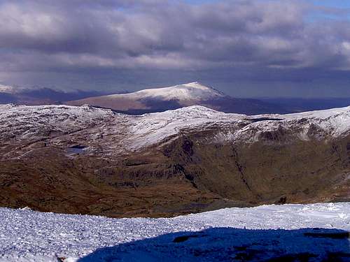 Moel Siabod from Moelwyn Mawr