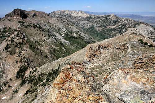View to NE from Liberty Peak summit