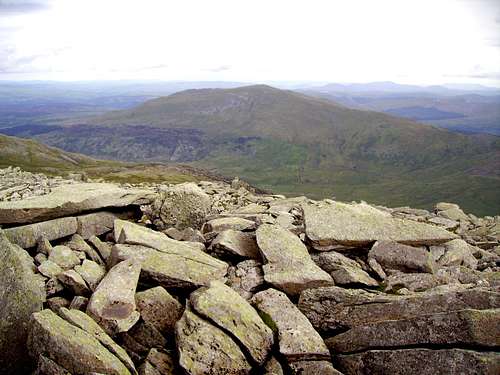 Moel Siabod from Glyder Fach