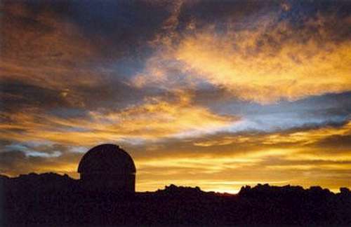 White Mountain observatory at...