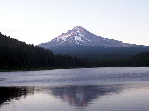 Sunset from Trillium Lake