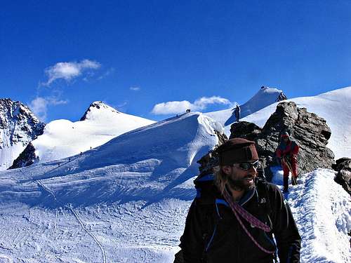 Corno Nero/Schwarzhorn summit ridge