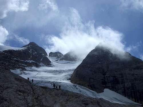 Marmolada glacier