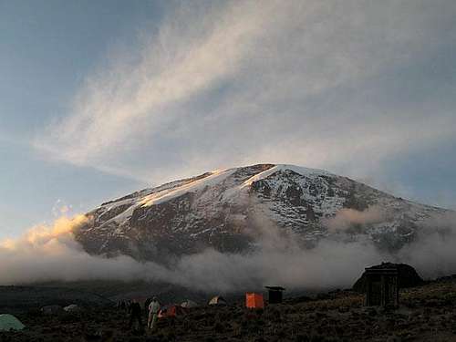 Kili from Karanga Camp