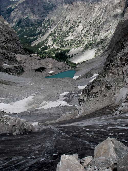 View down the upper Glacier