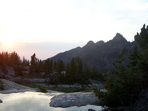 Watching the Sunset from Pine Creek Lake
