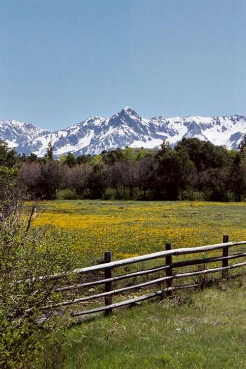 Dallas Peak as seen from the...