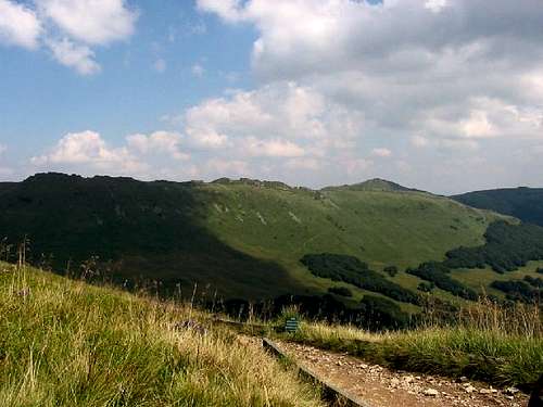 View of Mount Krzemien (1335 m)