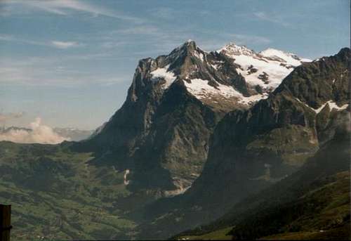 Wetterhorn, view from Kleine...