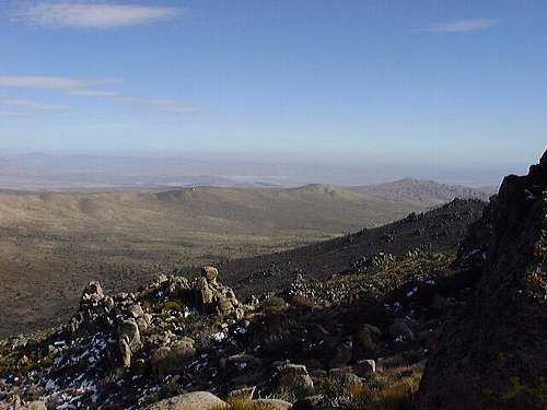 A view east from near Peak...