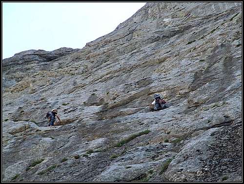 Climbers in Vezica