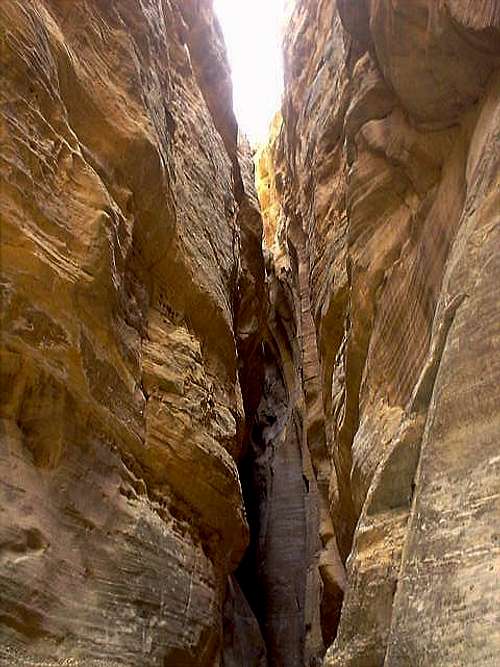 Narrows of the canyon. Eric...