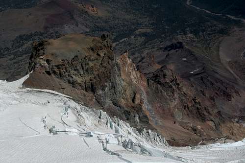 Mt. Adams, Mazama Glacier unroped