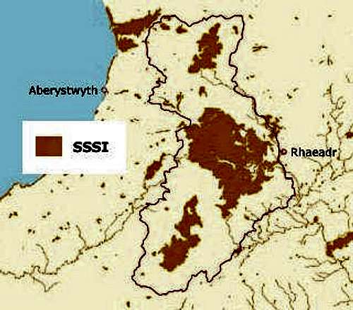 SSSIs in the Cambrian Mountains