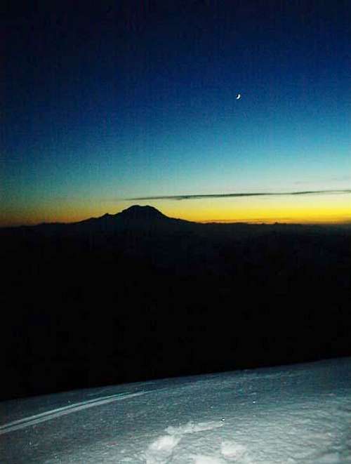 Rainier at Sunset from the...
