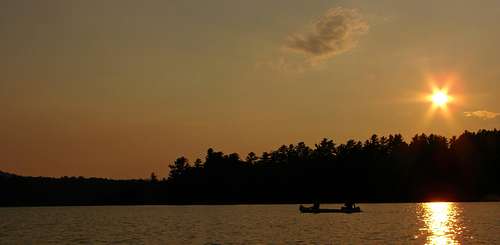 Sunset on Long Lake