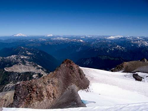 North From the Summit of Glacier Peak
