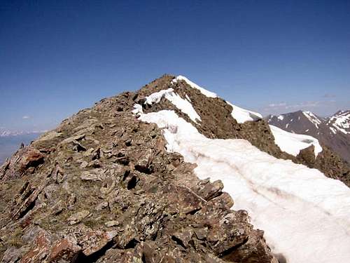 Mount Owen's summit as seen...