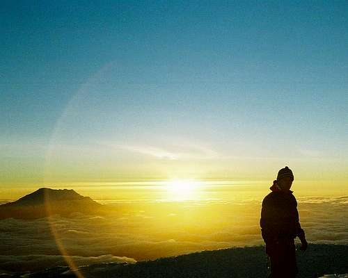 Cotopaxi summit sunrise