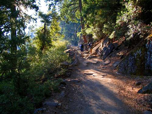 Toward Nevada Falls