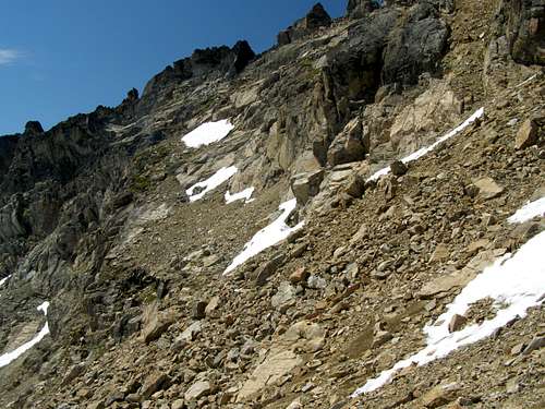 East side of the ridge