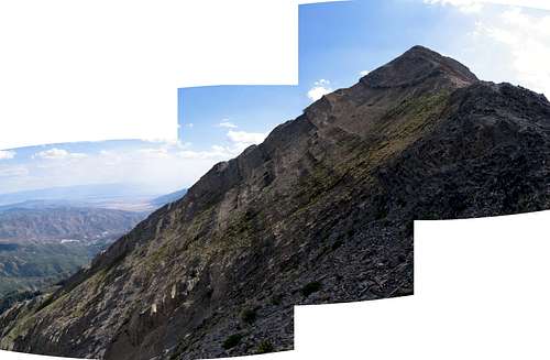 stitched view of the north summit