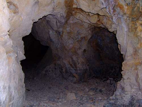 mine shaft inside