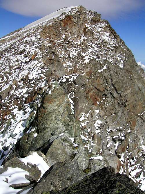 The south ridge of Grosser Geiger, 3360m.