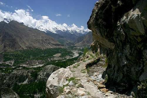 Hunza Valley from Ultar Trek