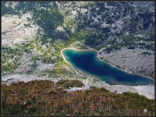 Veliko jezero from Zelnarica