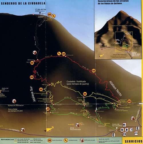 Map of Cerro Alto del Rey