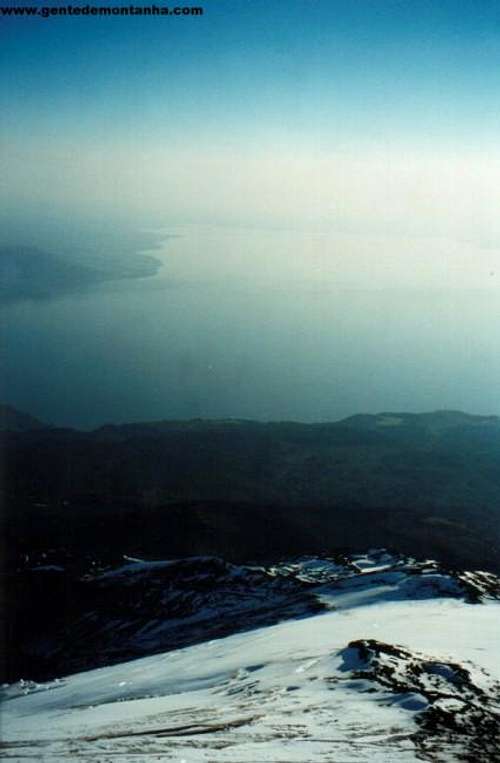 Lake Llanquihue from Osorno...