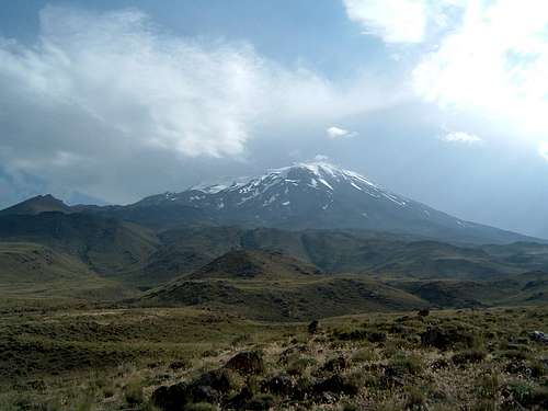 Panorama from the foot of  Ararat