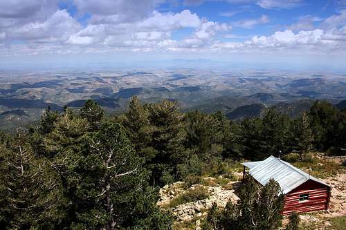 Hillsboro Peak lookout tower view