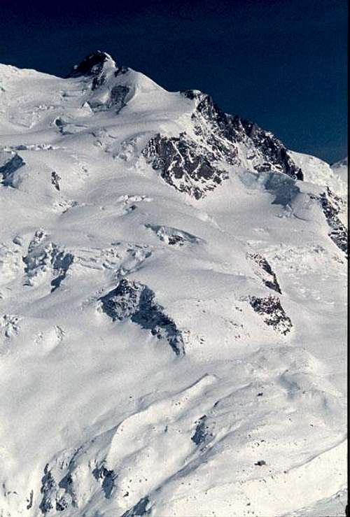 Dufourspitze. Route from...