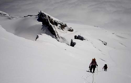 Mt Baker, final summit push