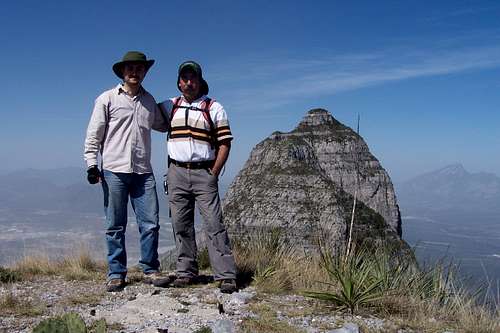 Pico Perico, in Las Mitras Hill, Monterrey, Mexico.