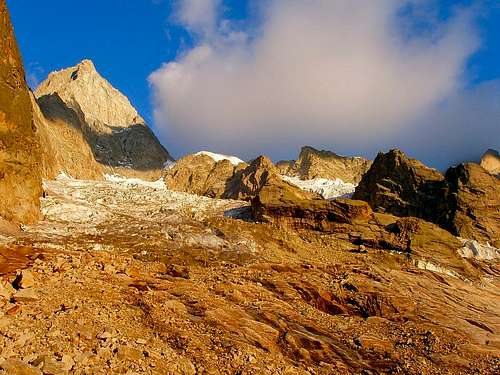 Sunrise On the Jorasses