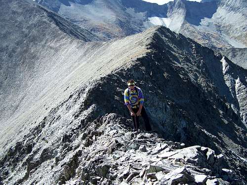 Climbing the Western Ridge of Crazy Peak