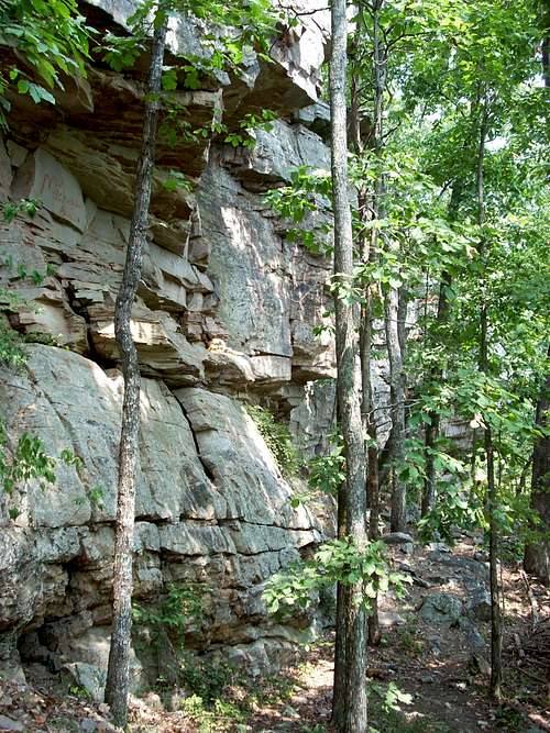 Palisades on a HOT August day, 2007.