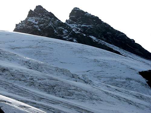 Grosser Happ, 3350 from the glacier Maurerkees.