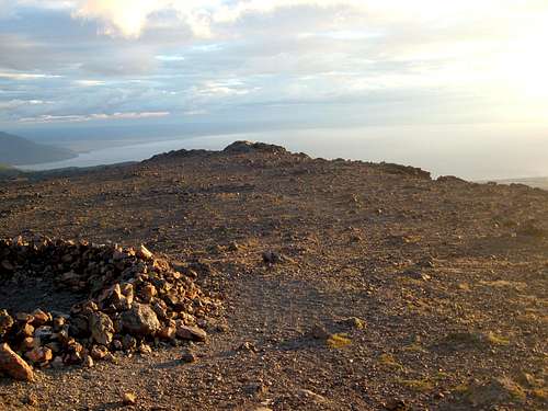 View over the summit