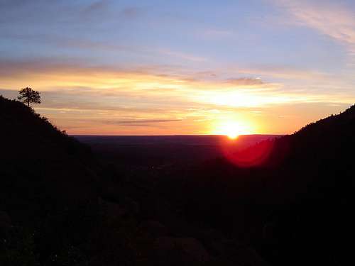 Sunrise on Barr Trail