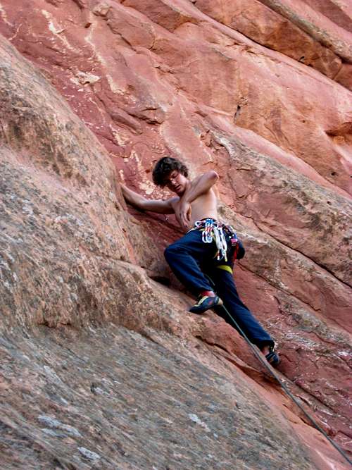 Clipping on 'Mighty Thor' (5.10b)