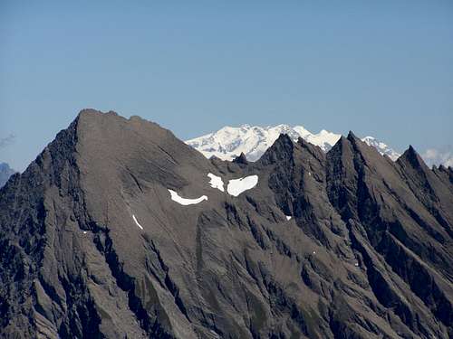 behind Berrio Blanc, the monte Rosa