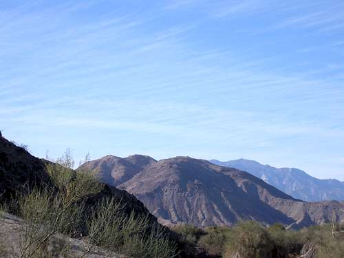 Looking West w/ San Jacinto Peak in the Background