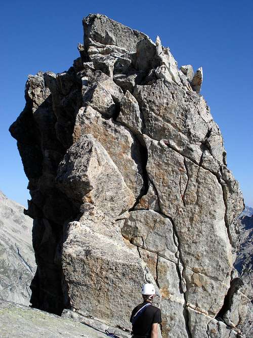 The second pitch on the Kluckerzahn